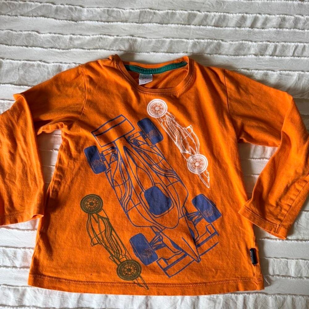 Bella vera kids orange long sleeve shirt